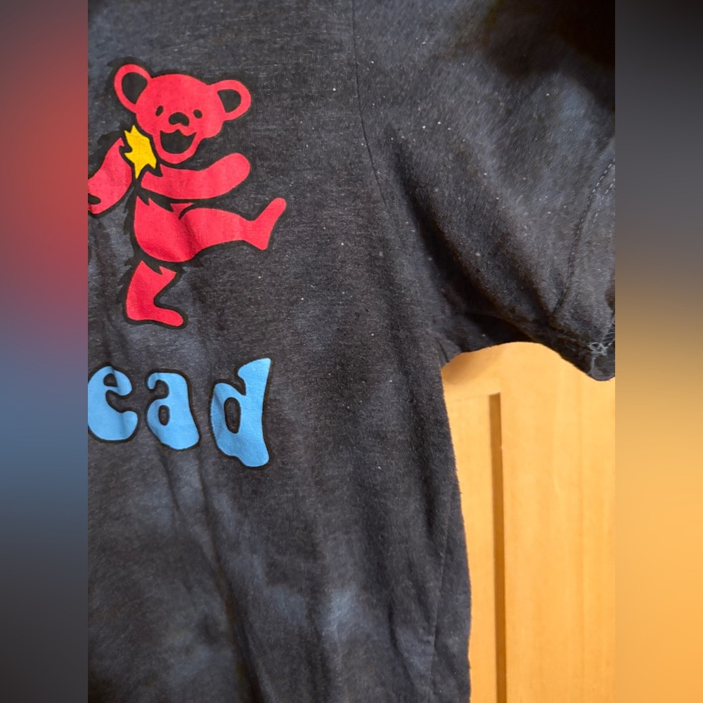 Grateful Dead Shirt Mens XL Blue Gray Tie Dye Dancing Bears T Shirt - Picture 4 of 5